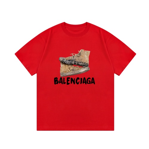 Balenciaga Distressed Shoe Graphic Print Short Sleeve T-Shirt - Unisex