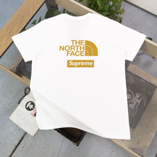 The North Face x Supreme Collaboration Short Sleeve T-Shirt - Unisex Design 1 The North Face x Supreme Collaboration Short Sleeve T-Shirt - Unisex Design