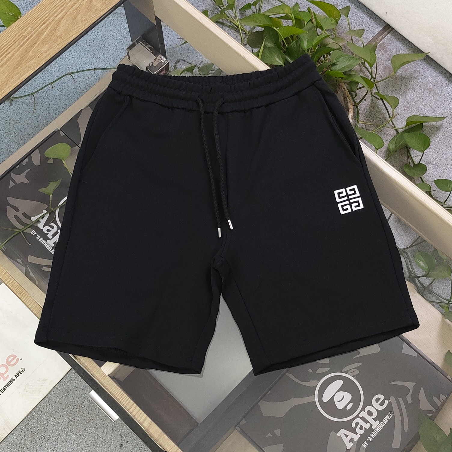 Highest quality replica
 Givenchy Clothing Shorts Black Embroidery Unisex Casual