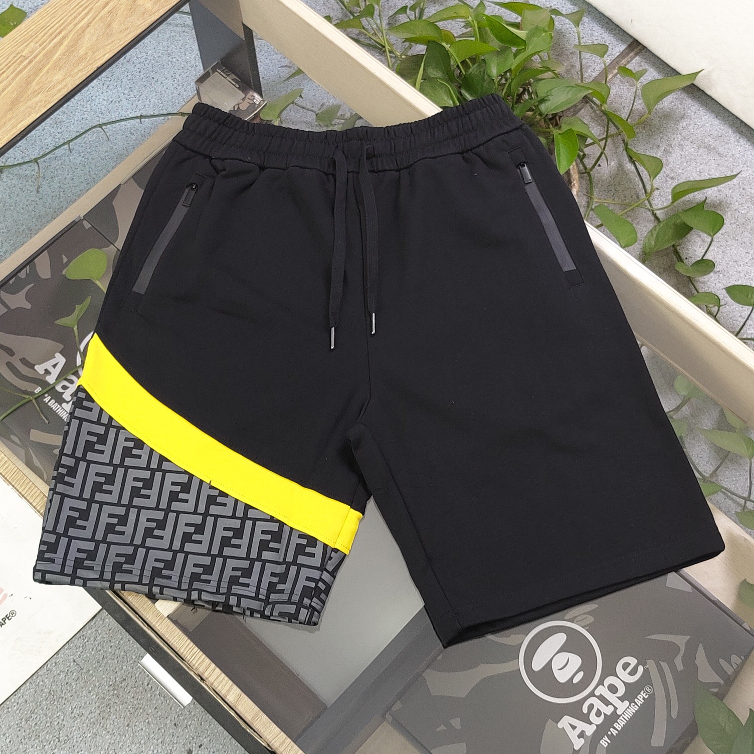 Fendi Buy
 Clothing Shorts Black Printing Unisex Casual