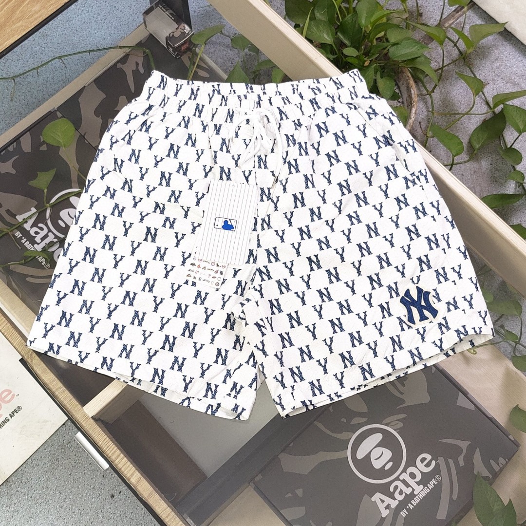 MLB Clothing Shorts White Printing Unisex Casual