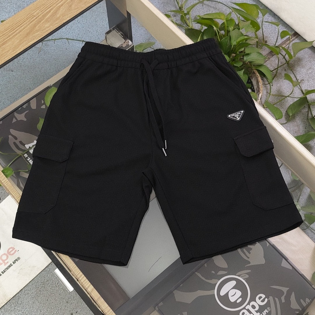 Prada Clothing Shorts Black Unisex