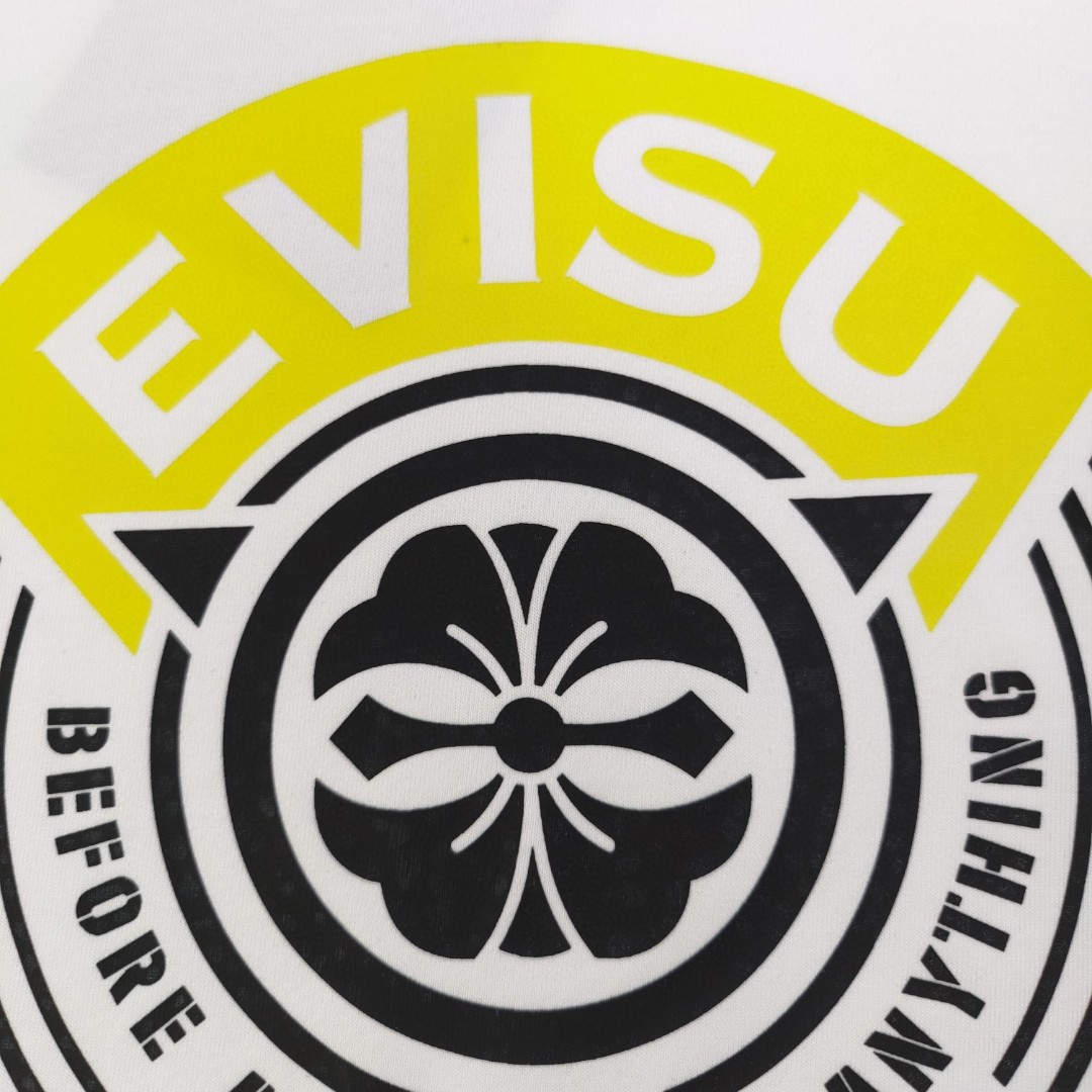 Evisu Camiseta de Manga Corta con Logo Estampado para Hombre y Mujer 9 a1720045602054 4778