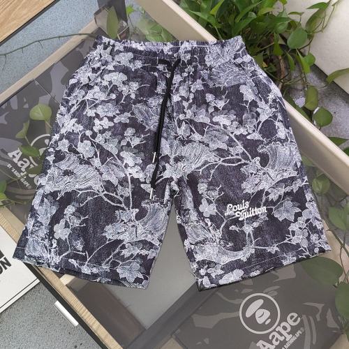 Louis Vuitton Embroidered Floral Print Quick-Dry Beach Shorts for Men and Women 1 Louis Vuitton Embroidered Floral Print Quick-Dry Beach Shorts for Men and Women