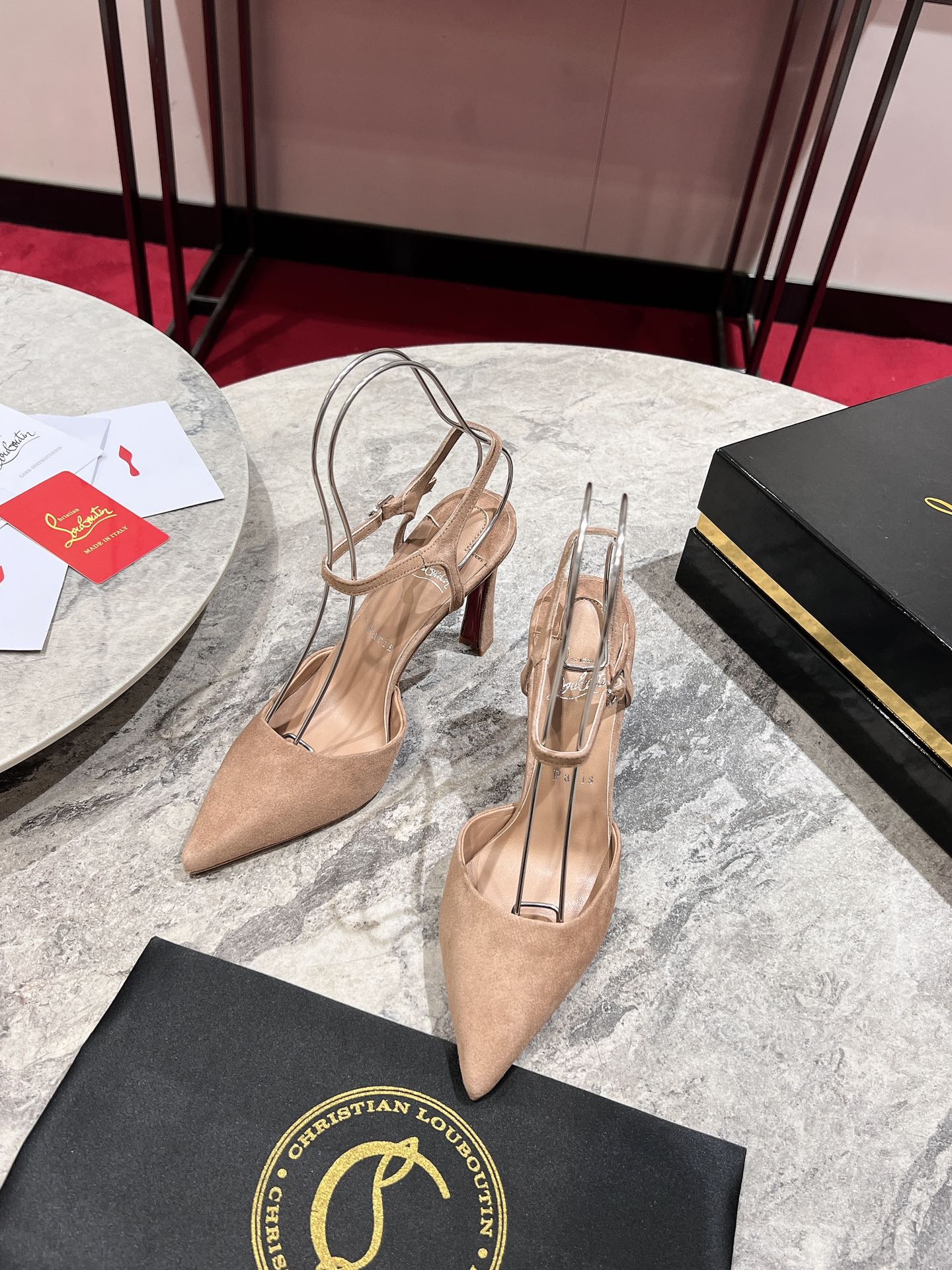 Christian Louboutin Condora Riviera Khaki Suede Heeled Sandals 3 i1726387870 1015 1