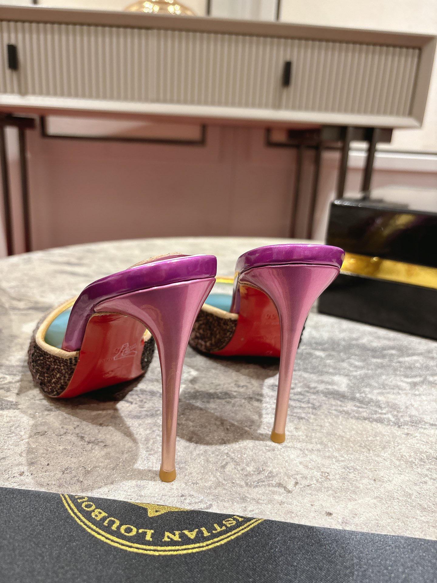 Christian Louboutin Spring/Summer 2025 Rhinestone Embellished Mules 8 i1744880487 9370 5