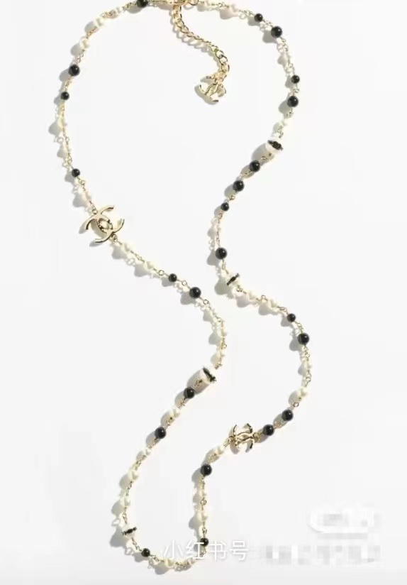 Chanel Jewelry Necklaces & Pendants Black White Fall/Winter Collection