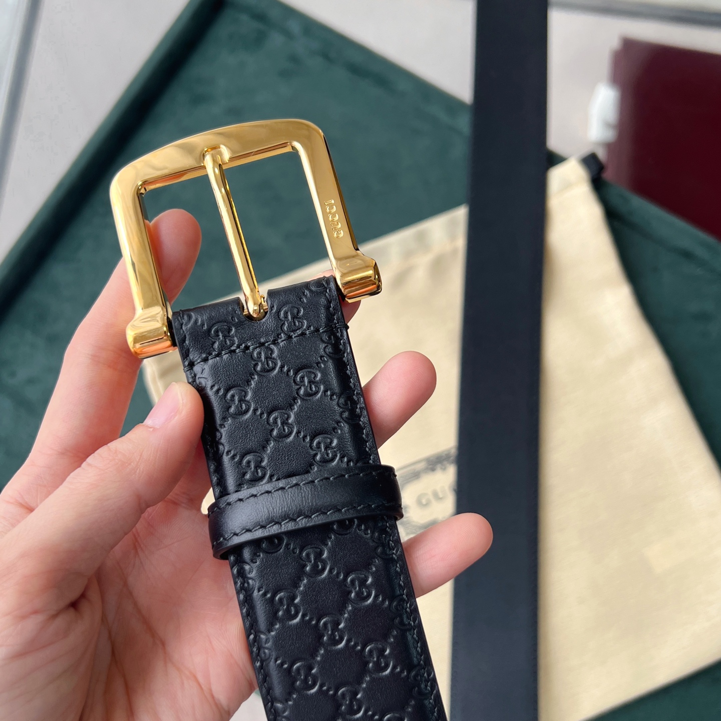 [Gucci Belts]Gucci Gucci authentic original quality First layer calfskin press