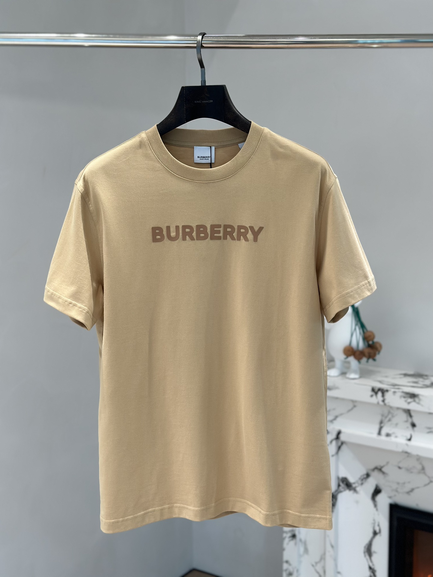 Burberry Clothing T-Shirt Printing Cotton Silica Gel
