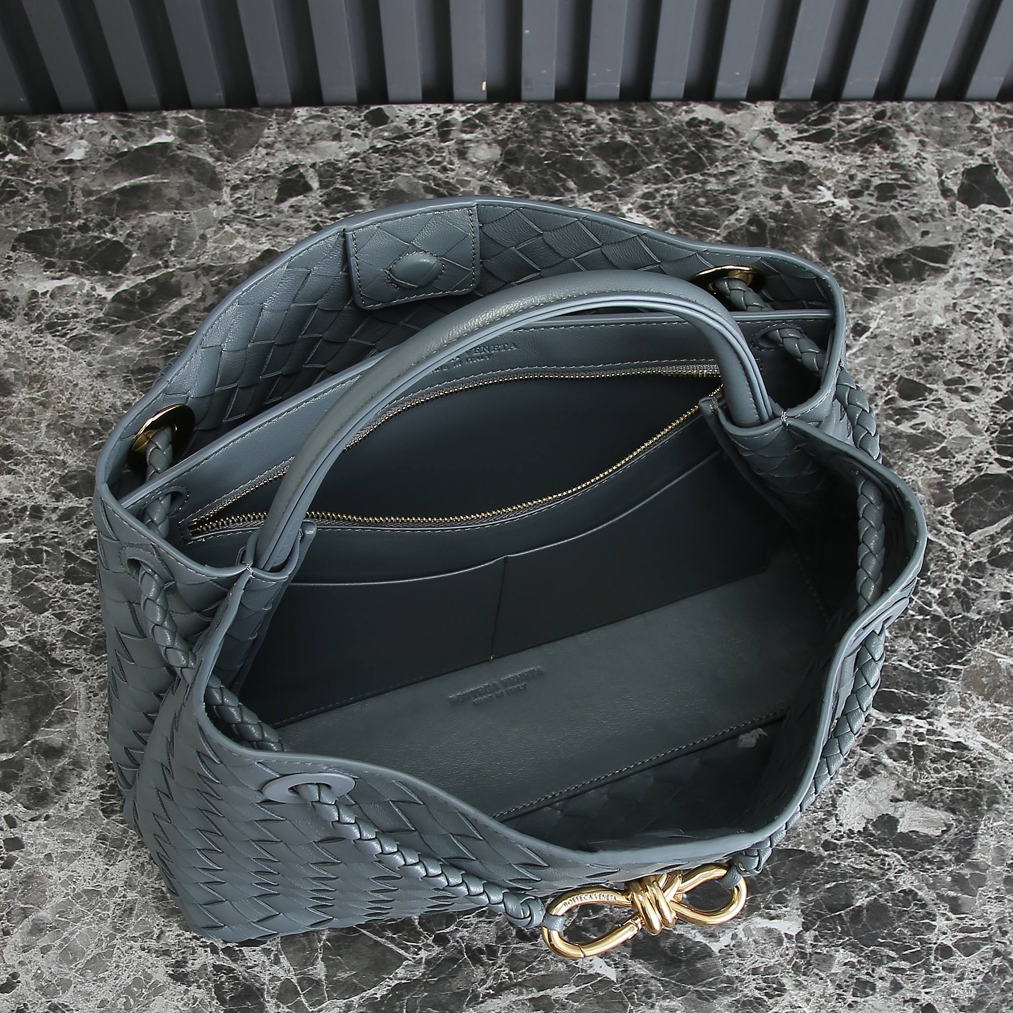 Bottega Veneta Andiamo Medium Bag: Woven Nappa Leather, Stylish and Functional 8 a1701764467339 3425