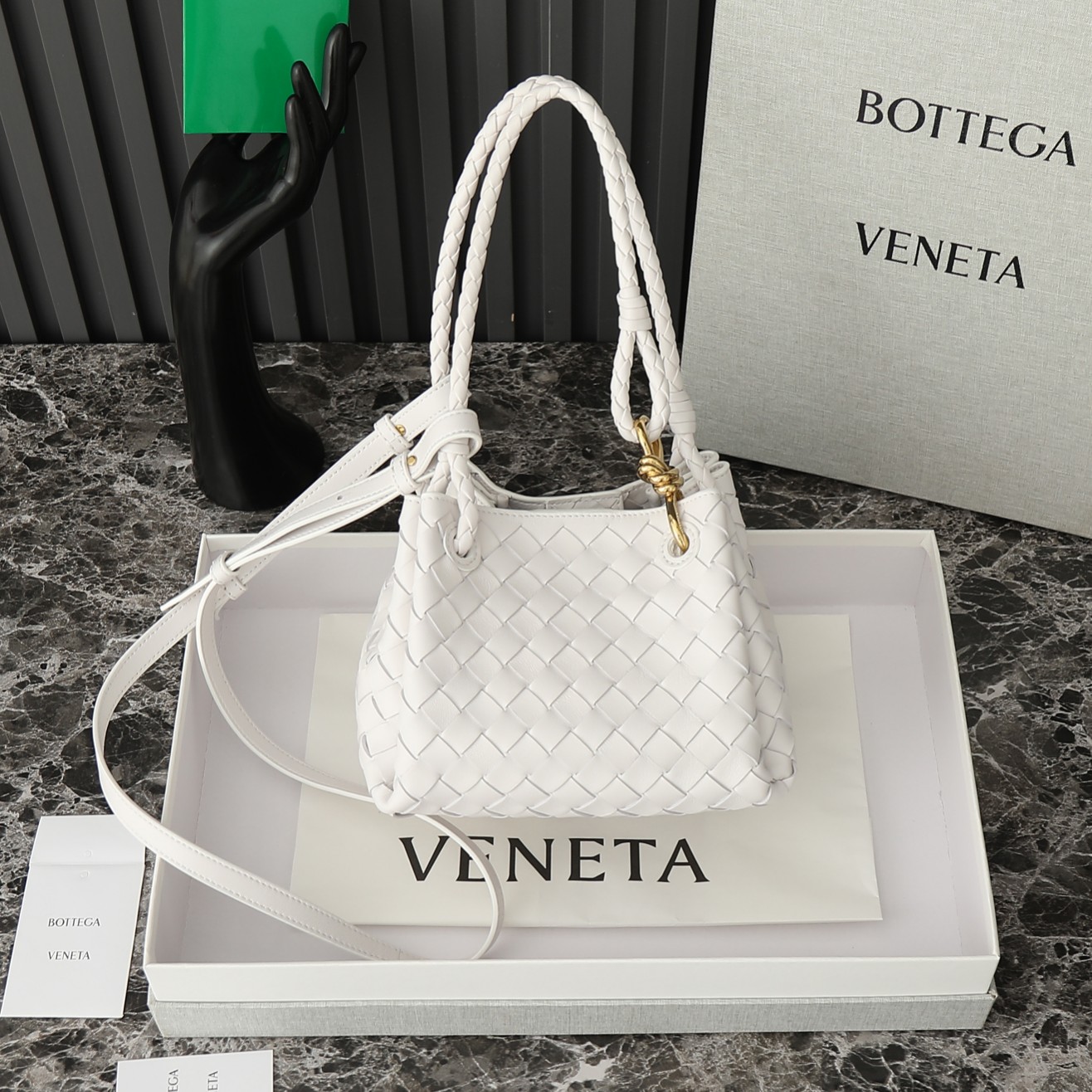 Bottega Veneta sea salt white