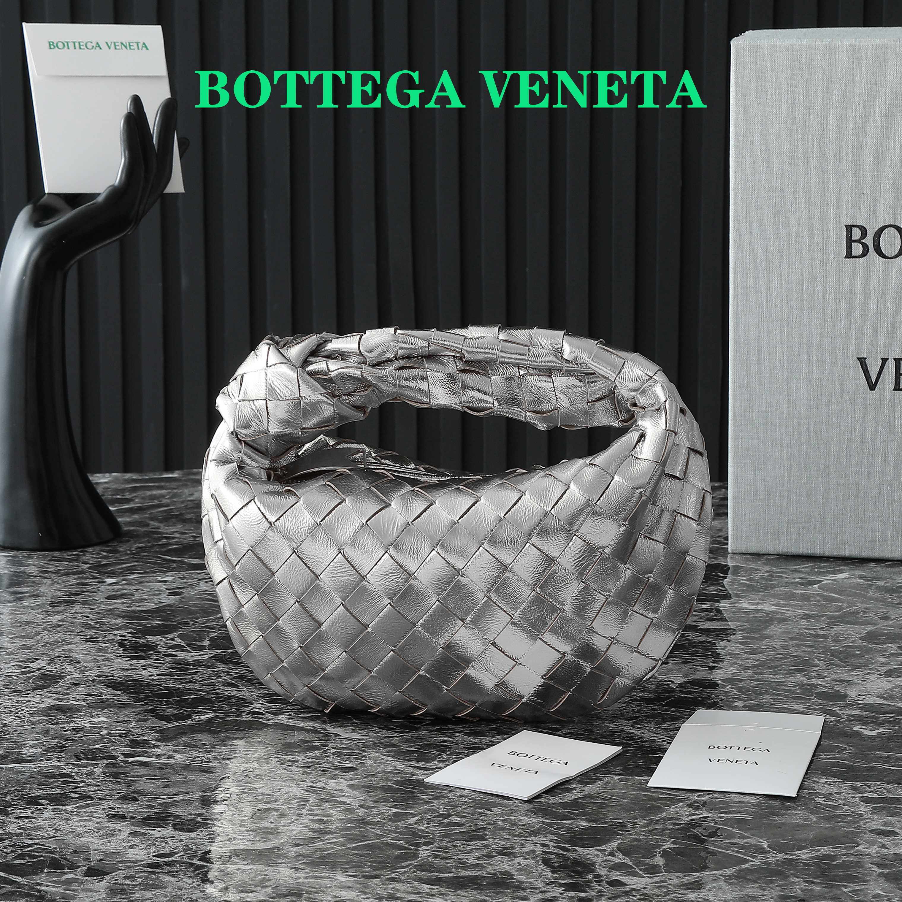 Bottega Veneta Mini Jodie Hobo Bag - Woven Leather, Iconic Design 1 a1744734714031 4346