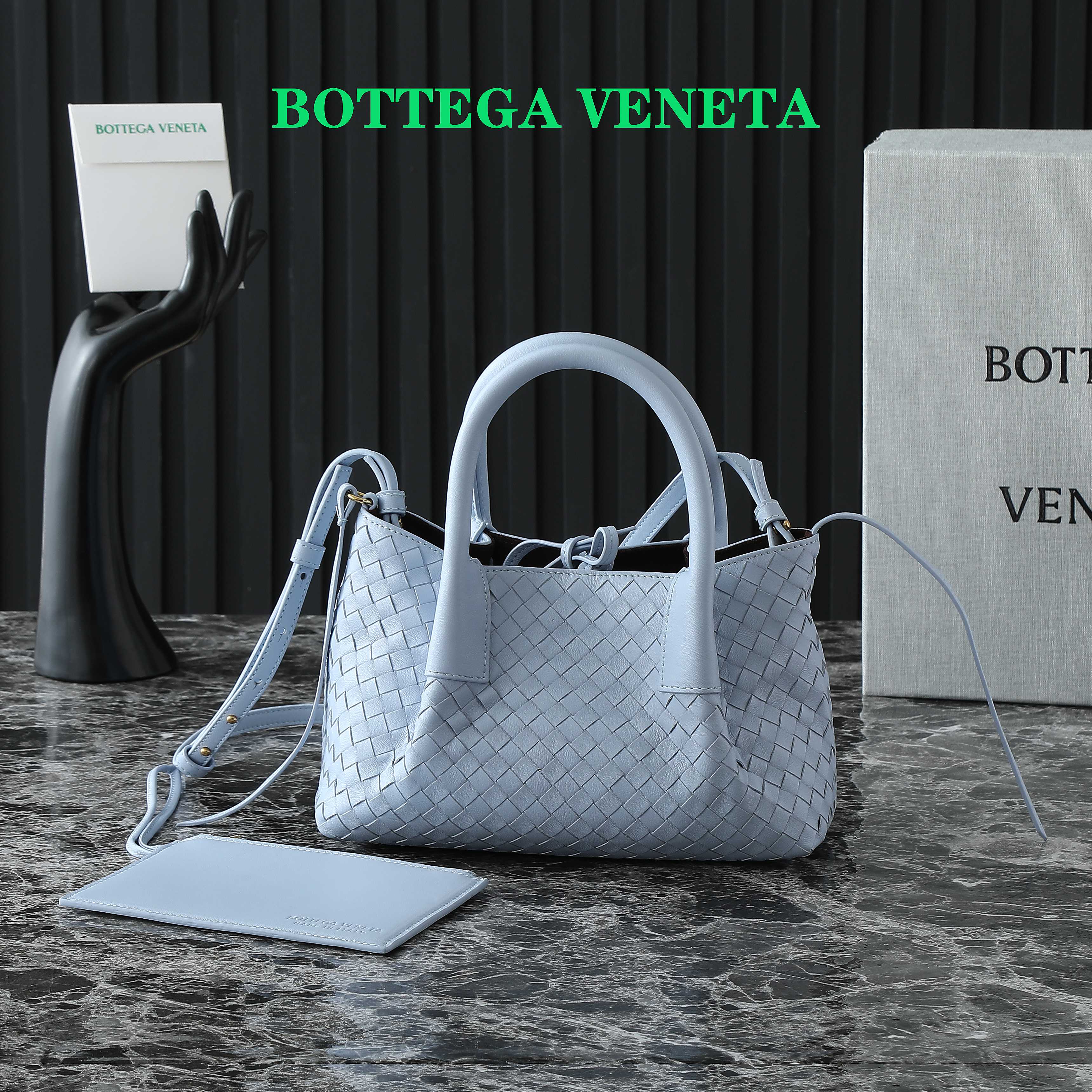 Bottega Veneta Mini Pinacoteca Two-Tone Woven Tote Bag - Chic & Versatile 2 a1744736371612 0114