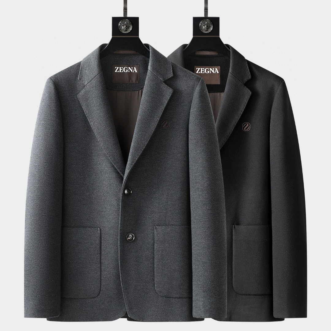 Zegna Clothing Coats & Jackets Men Wool Casual