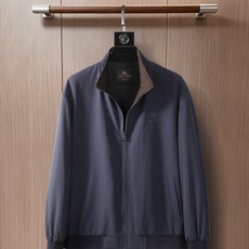 Loro Piana(诺悠翩雅)Loro Piana男士飞行员翻领薄棉夹克外套 Loro Piana飞行员款式可立领可翻 Loro Piana(诺悠翩雅)Loro Piana男士飞行员翻领薄棉夹克外套 Loro Piana飞行员款式可立领可翻