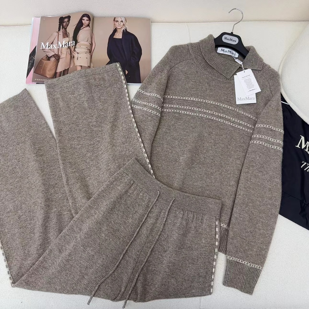 Wool Set: Stylish Knitwear for Women - Elegant Loungewear in Earth Tones 8 a1758988192034 1557