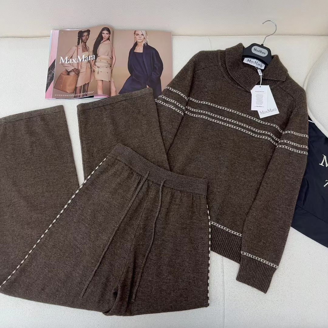 Wool Set: Stylish Knitwear for Women - Elegant Loungewear in Earth Tones 9 a1758988192034 7312
