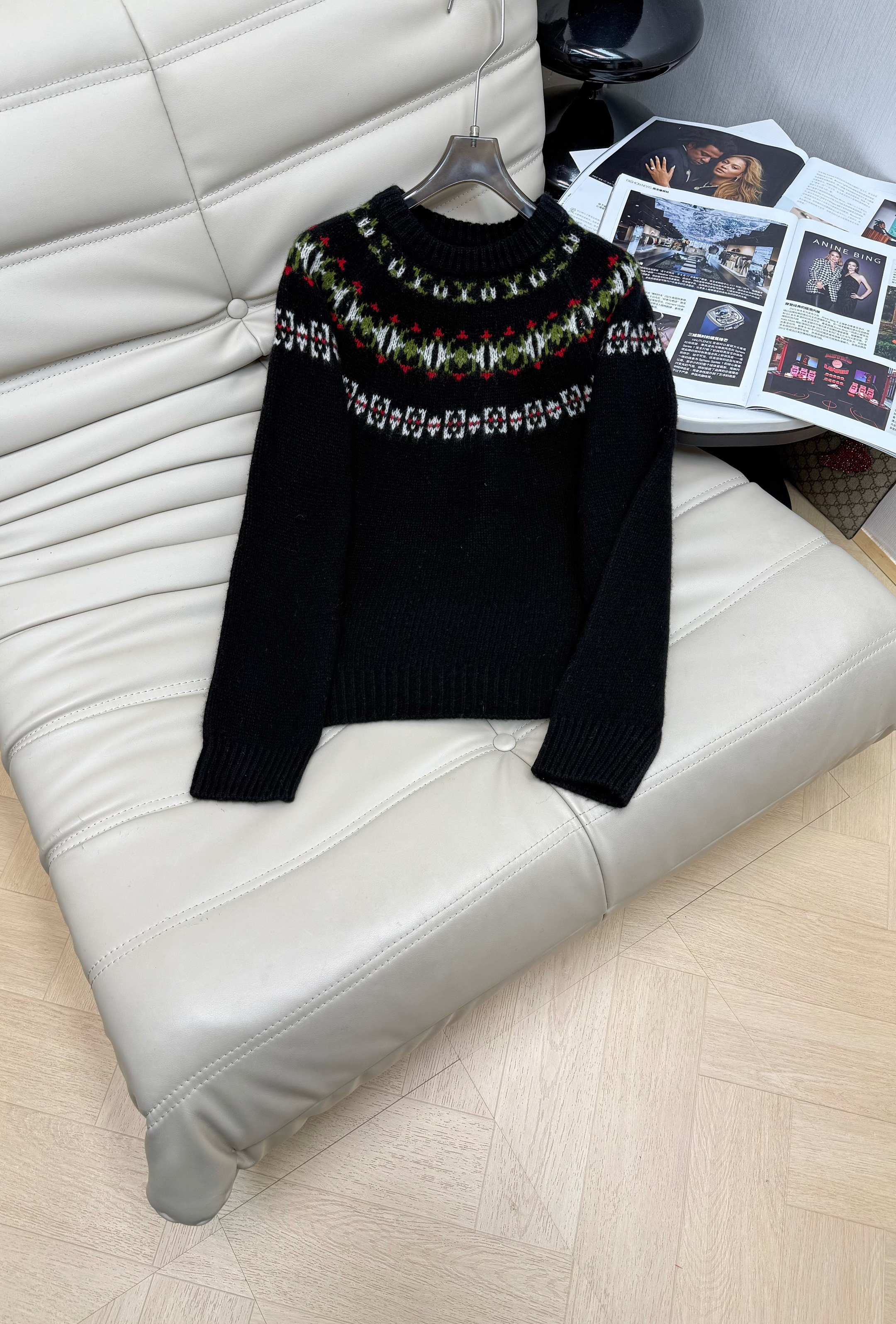 Fair Isle Wool Knit Sweater - Vintage Inspired, Soft & Warm, Effortless Style 10 a1764604718064 0168