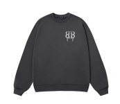Balenciaga Clothing Sweatshirts Black Grey White Cotton Winter Collection 1 Balenciaga Clothing Sweatshirts Black Grey White Cotton Winter Collection