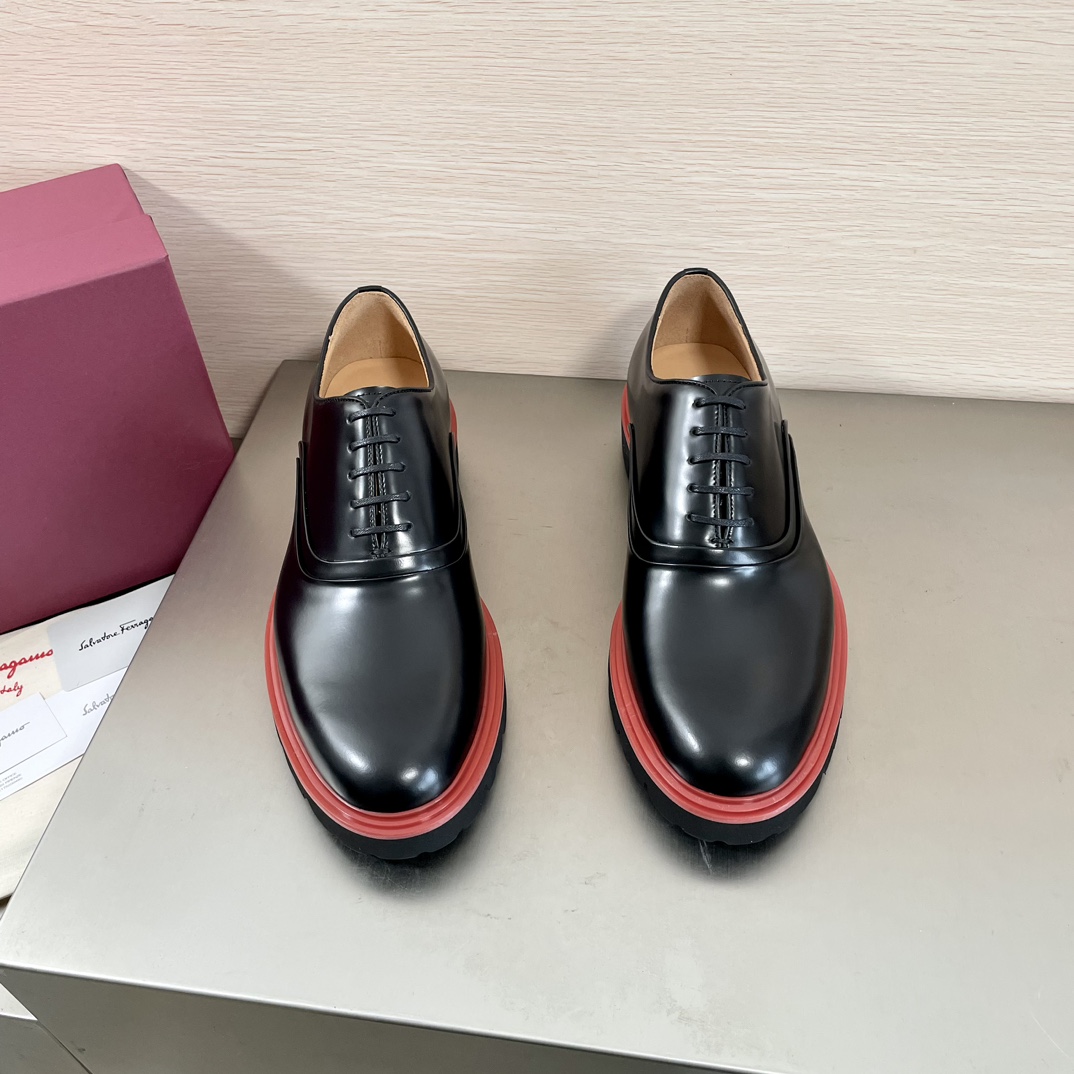 Ferragamo Classic Luxury Leather Shoe Loafer Ref 2