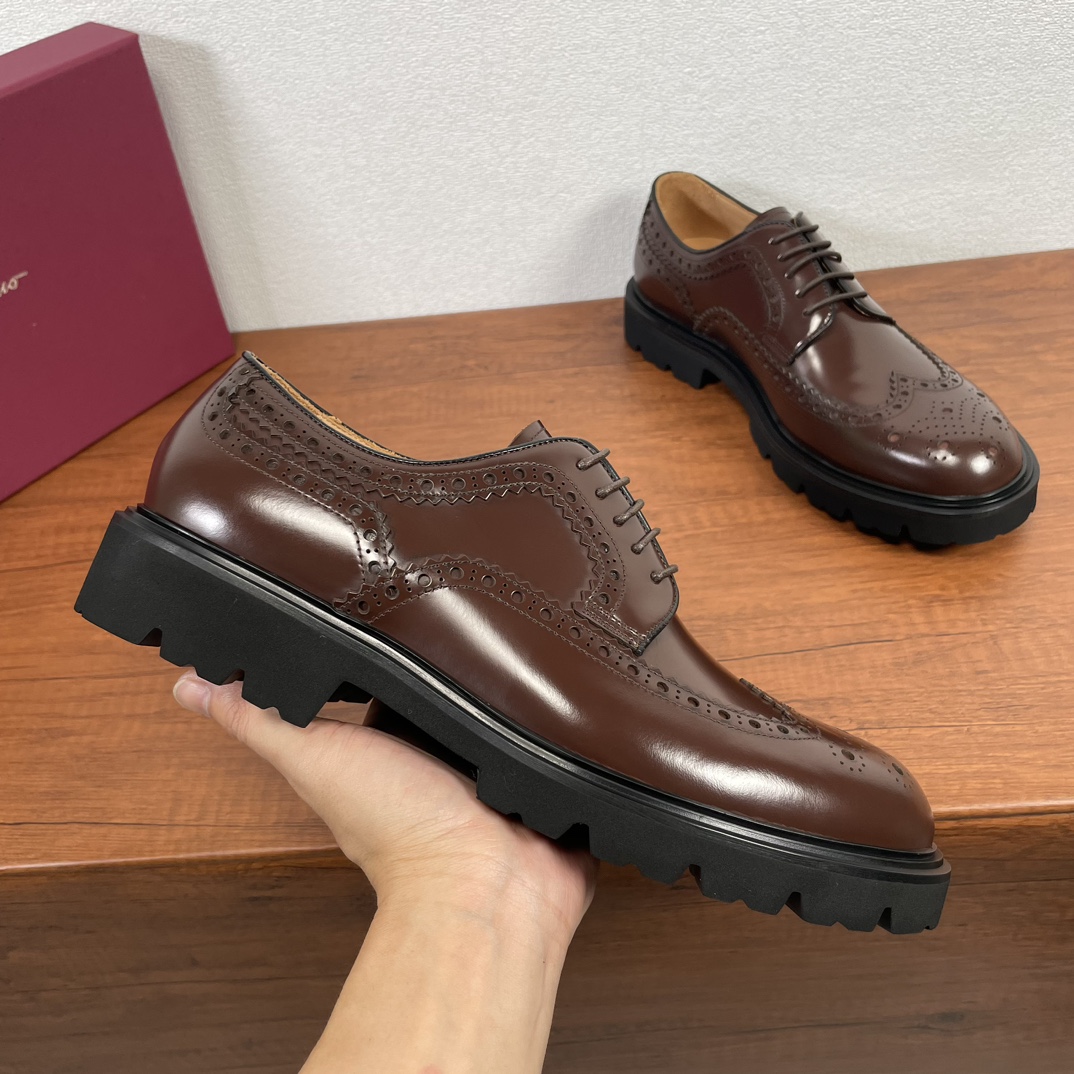 Ferragamo Classic Luxury Leather Shoe Loafer Ref.65181BA5 4