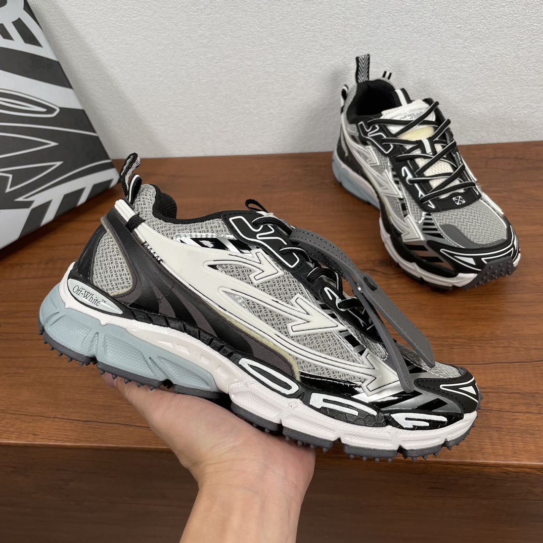 OFF-WHITE OWHITE nuevos zapatos para correr envío 100% original versión correcta caja, el último des