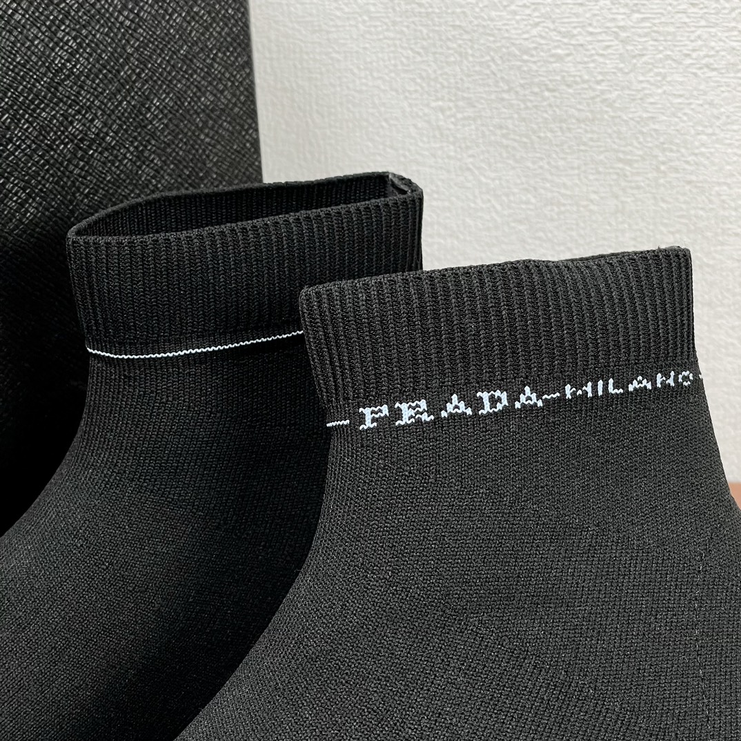 PRADA/普拉达 男士秋冬新款高帮袜式运动鞋 7