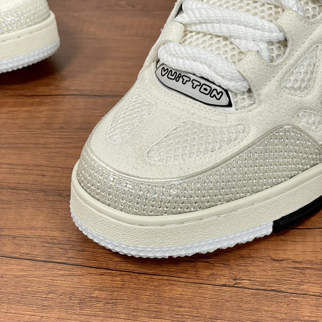 Louis Vuitton Skate Sneakers: Mesh & Leather, Studded Detail, Comfortable Fit 10 i1733402384 6399 1