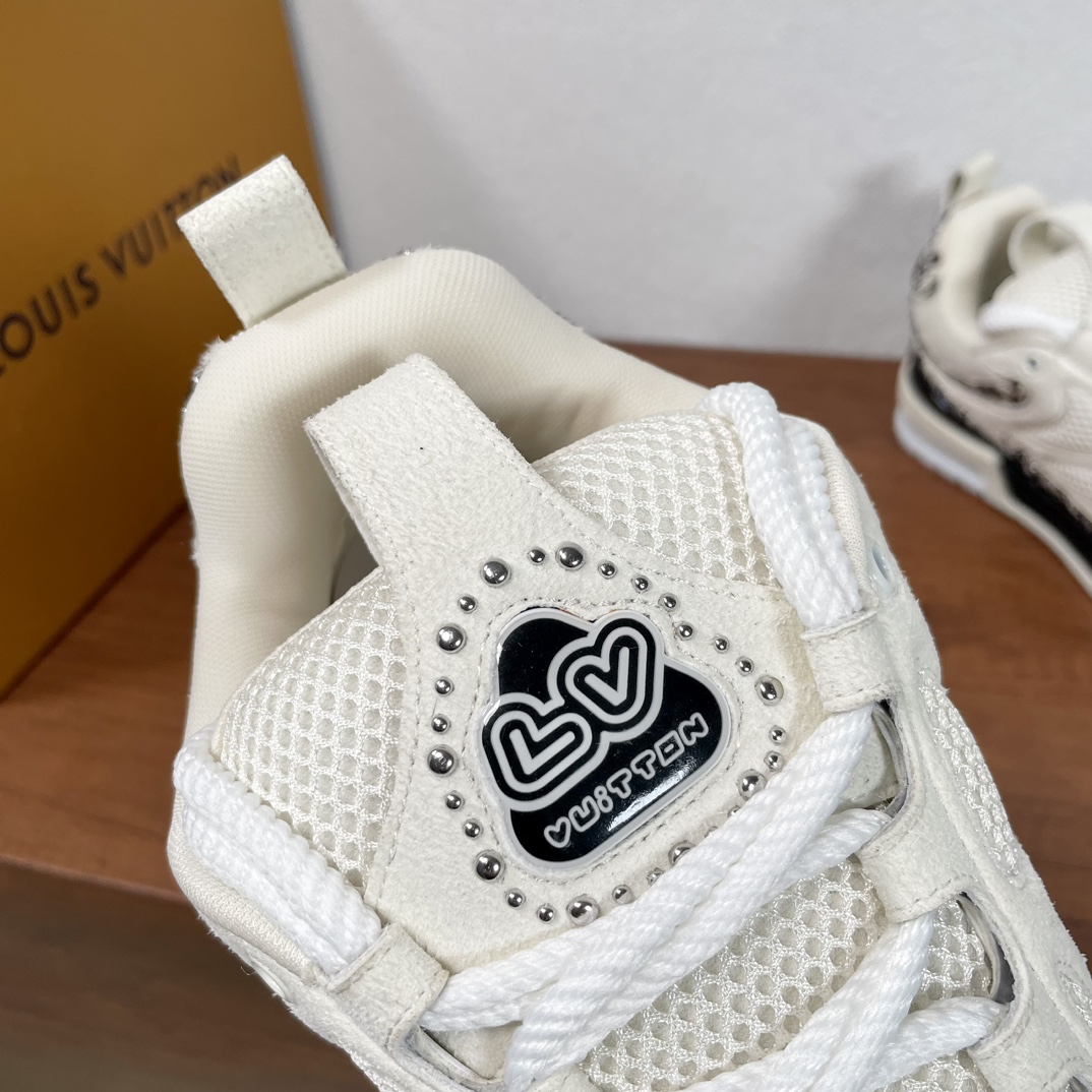 Louis Vuitton Skate Sneakers: Mesh & Leather, Studded Detail, Comfortable Fit 8 i1733402384 7931 5