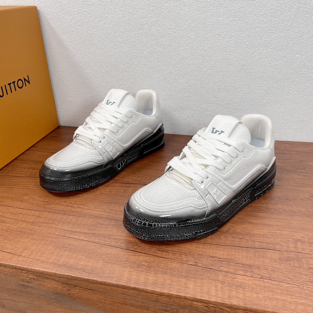 Louis Vuitton Trainer Sneaker White Leather, Iconic Design and Comfortable Fit 2 i1734593883 5636 0
