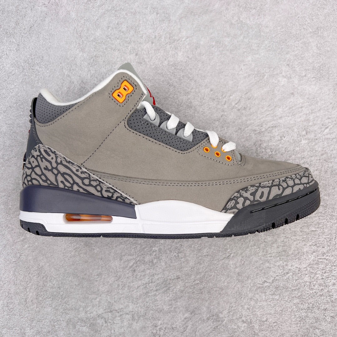 🈴福利特价
＃纯原  Air Jordan AJ3 Retro 黑水泥 -001 原楦原纸板开发 确保原