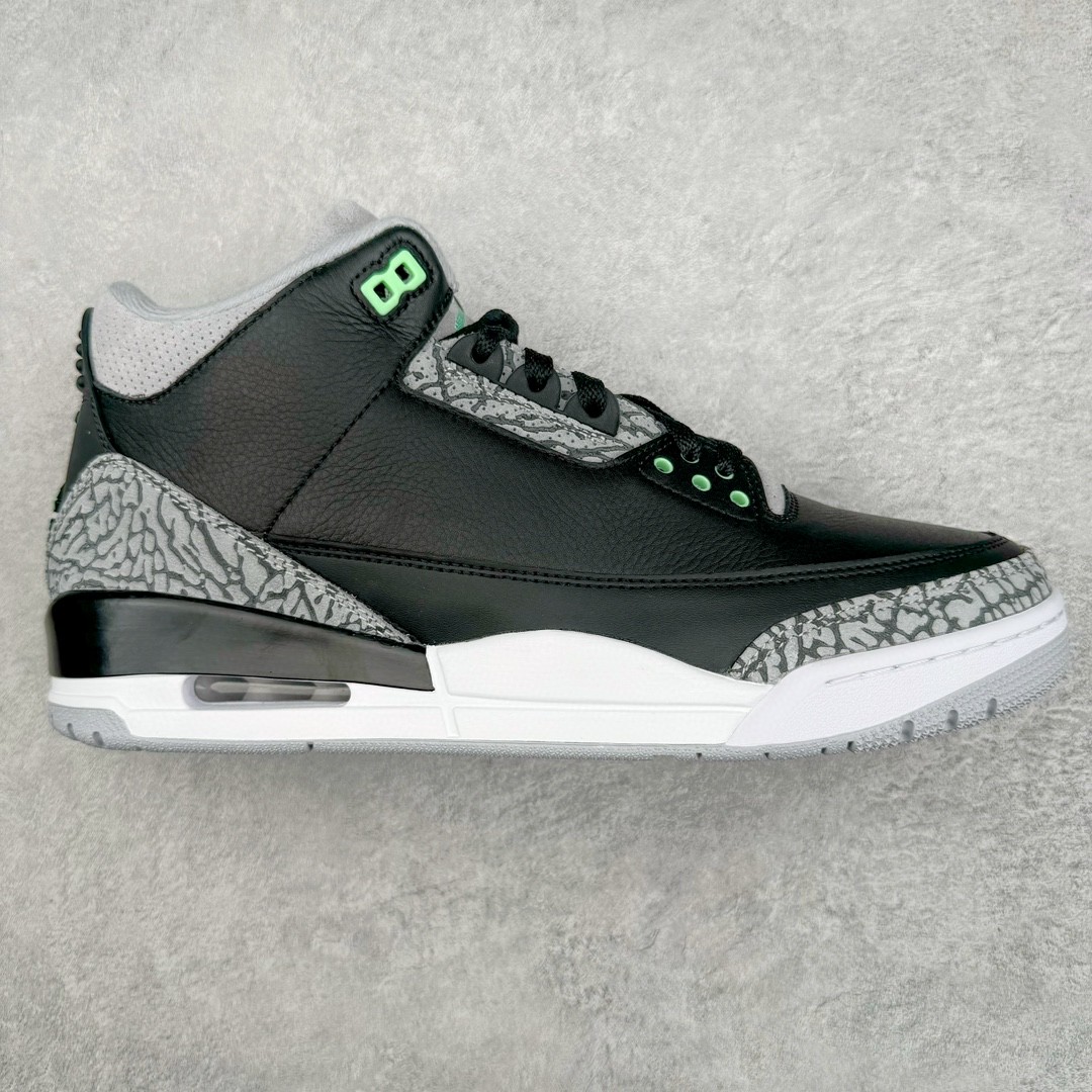 🈴福利特价
＃纯原  Air Jordan AJ3 Retro 黑水泥 -001 原楦原纸板开发 确保原