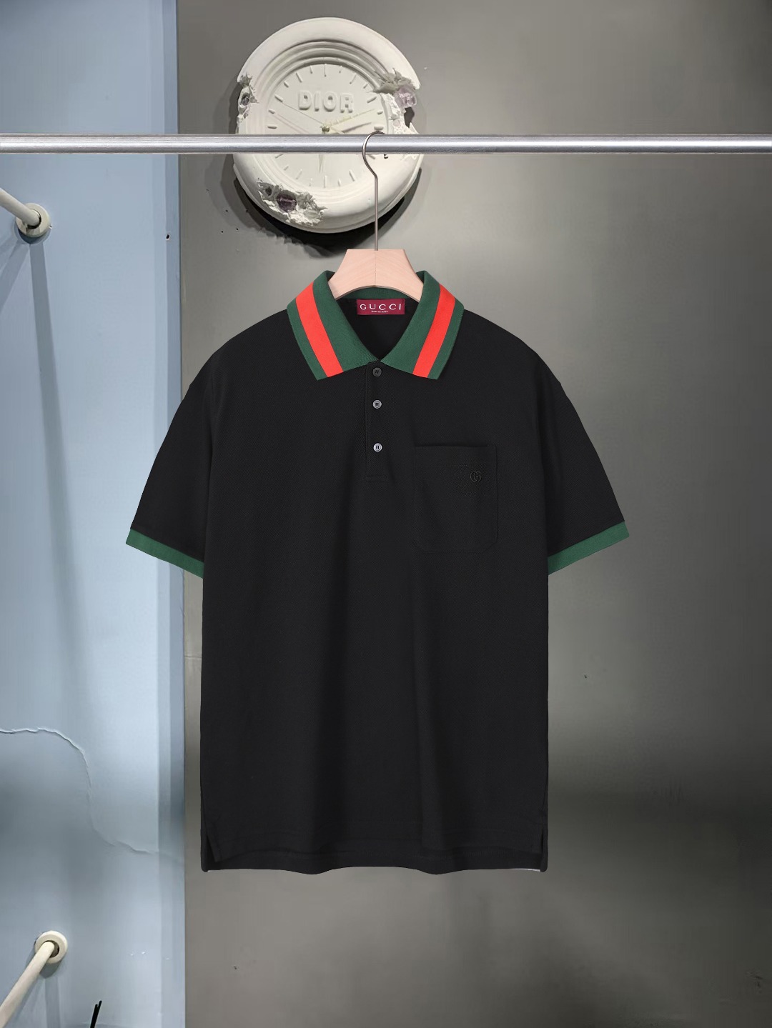 Gucci 新款上架R-5553 GU*CCI 2026SS翻领POLO衫