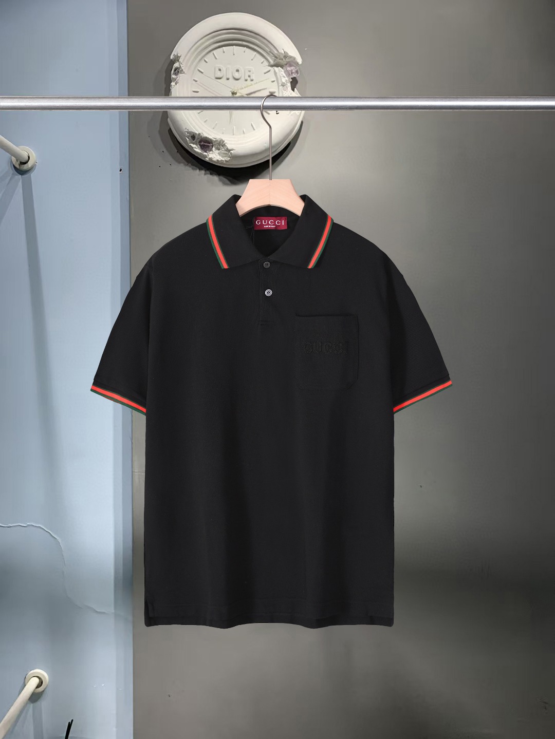 Gucci 新款上架R-5554GU*CCI 2026SS翻领POLO衫