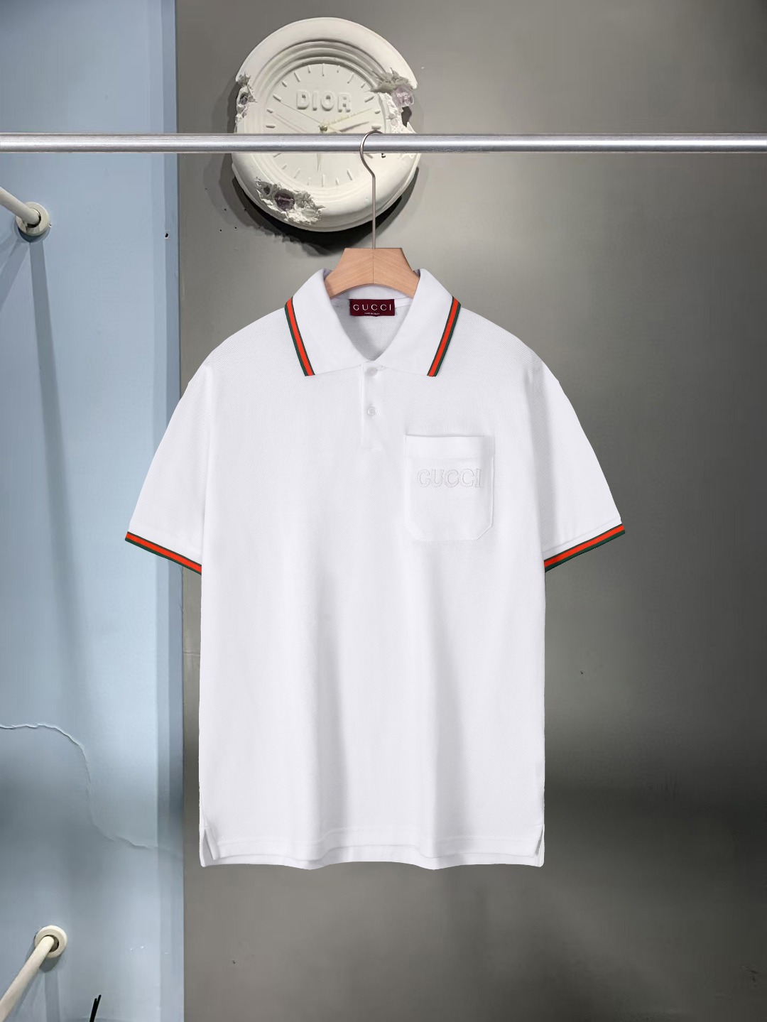 Gucci 新款上架R-5554GU*CCI 2026SS翻领POLO衫