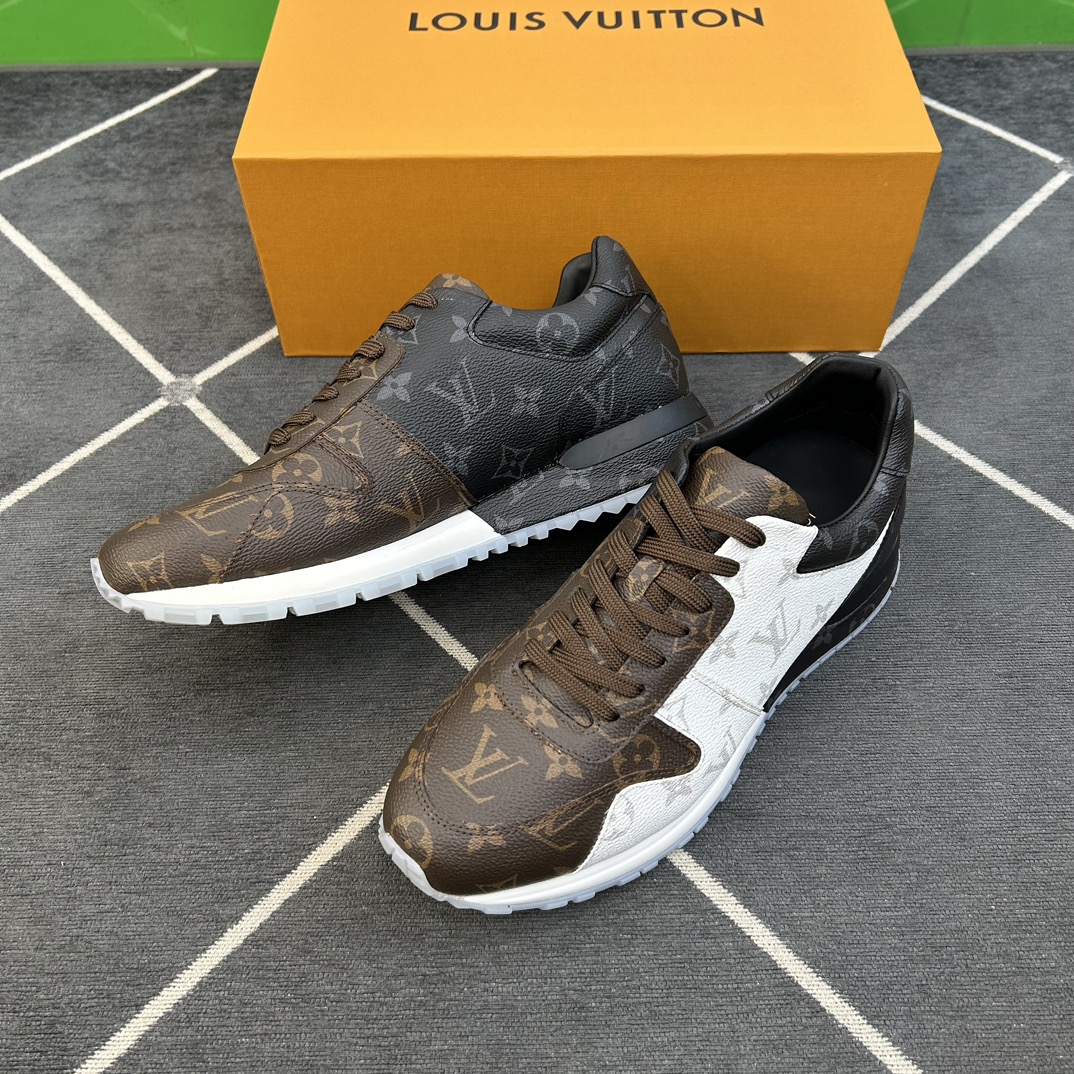 LV️高版本顶尖工艺品️经典RUNAWAY运动鞋️正码39445一10高版本！货！顶级手工艺[强]每道边