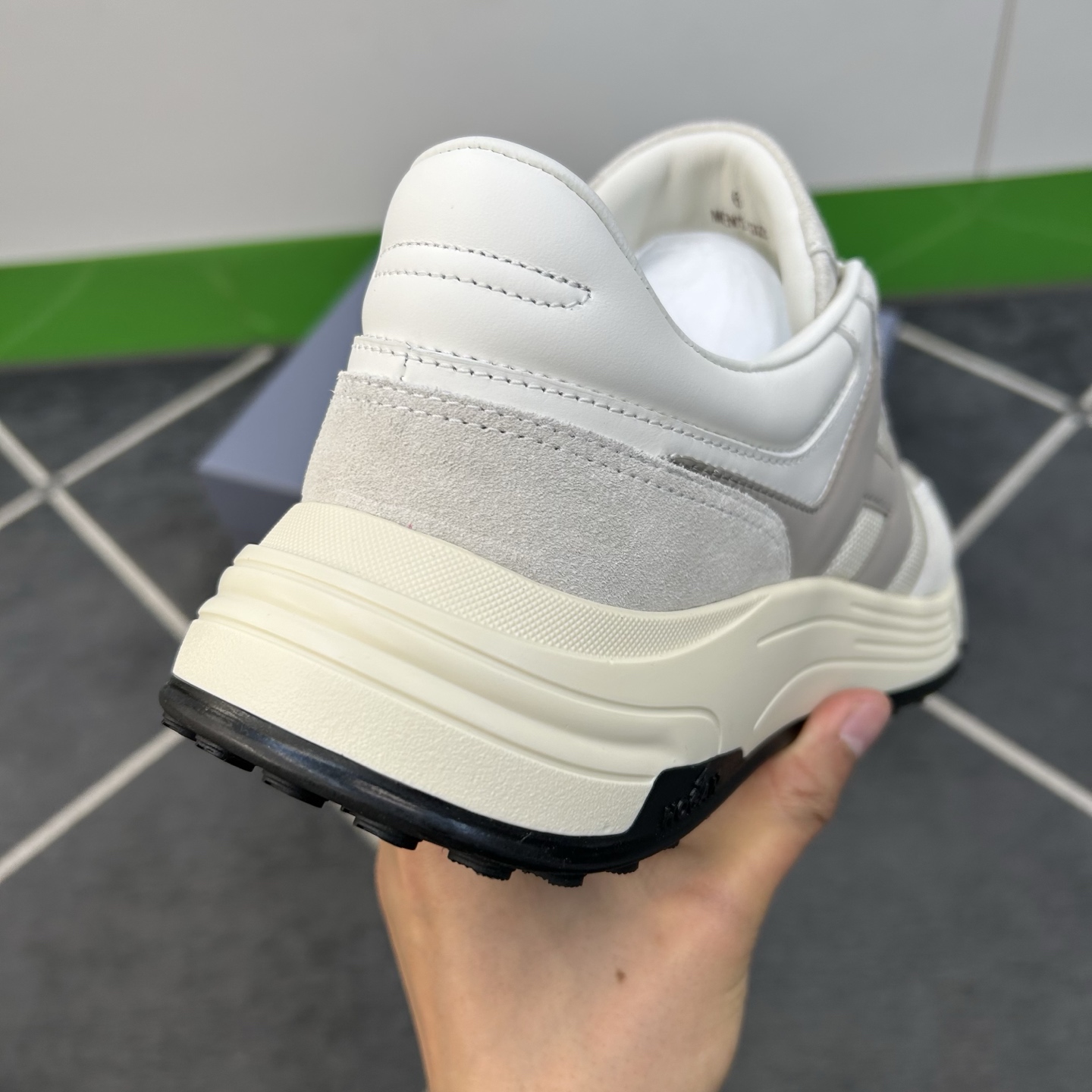 Hogan Men's White Leather & Suede Low-Top Sneakers, Size 39-44 9 i1744445329426 2919 0 7