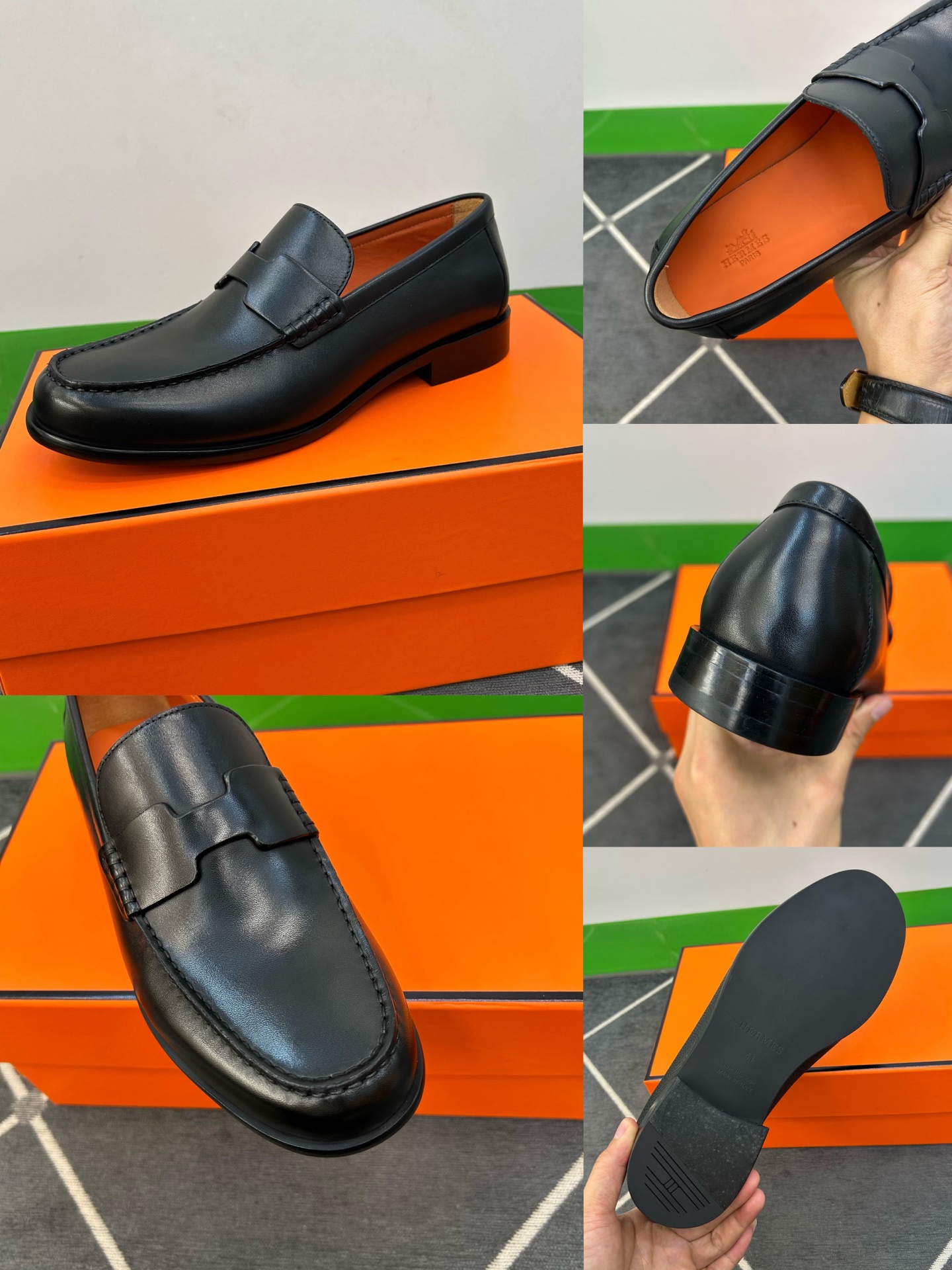 ⚠️【HMS＊】⚠️高品质，顶尖工艺品⚠️男士时尚经典乐福鞋⚠️正码：39－44(6.5一9）⚠️超轻盈