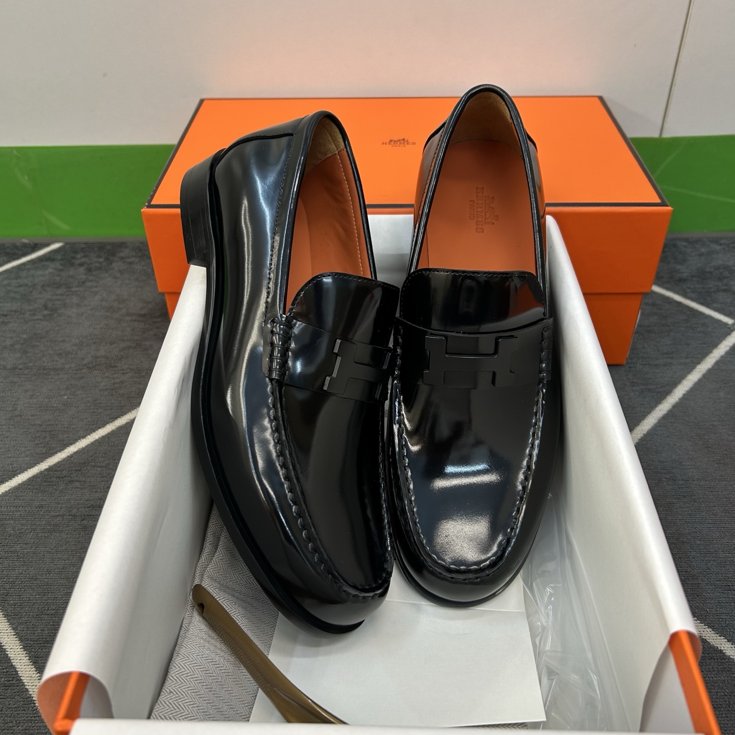 ⚠️【HMS＊】⚠️高品质，顶尖工艺品⚠️男士时尚经典乐福鞋⚠️正码：39－44(6.5一9）⚠️超轻盈