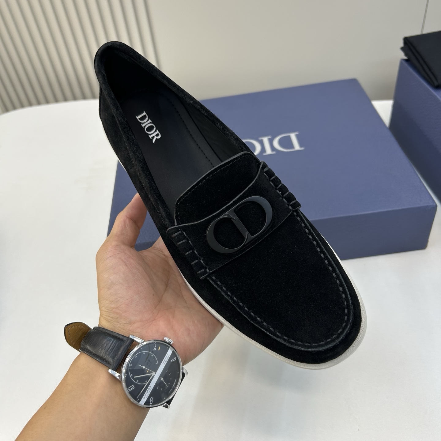 ⚠️【Dio*】⚠️男士时尚经典乐福鞋⚠️正码：39－44⚠️时尚乐福鞋！轻便舒适柔软！🐂货！顶级手工艺