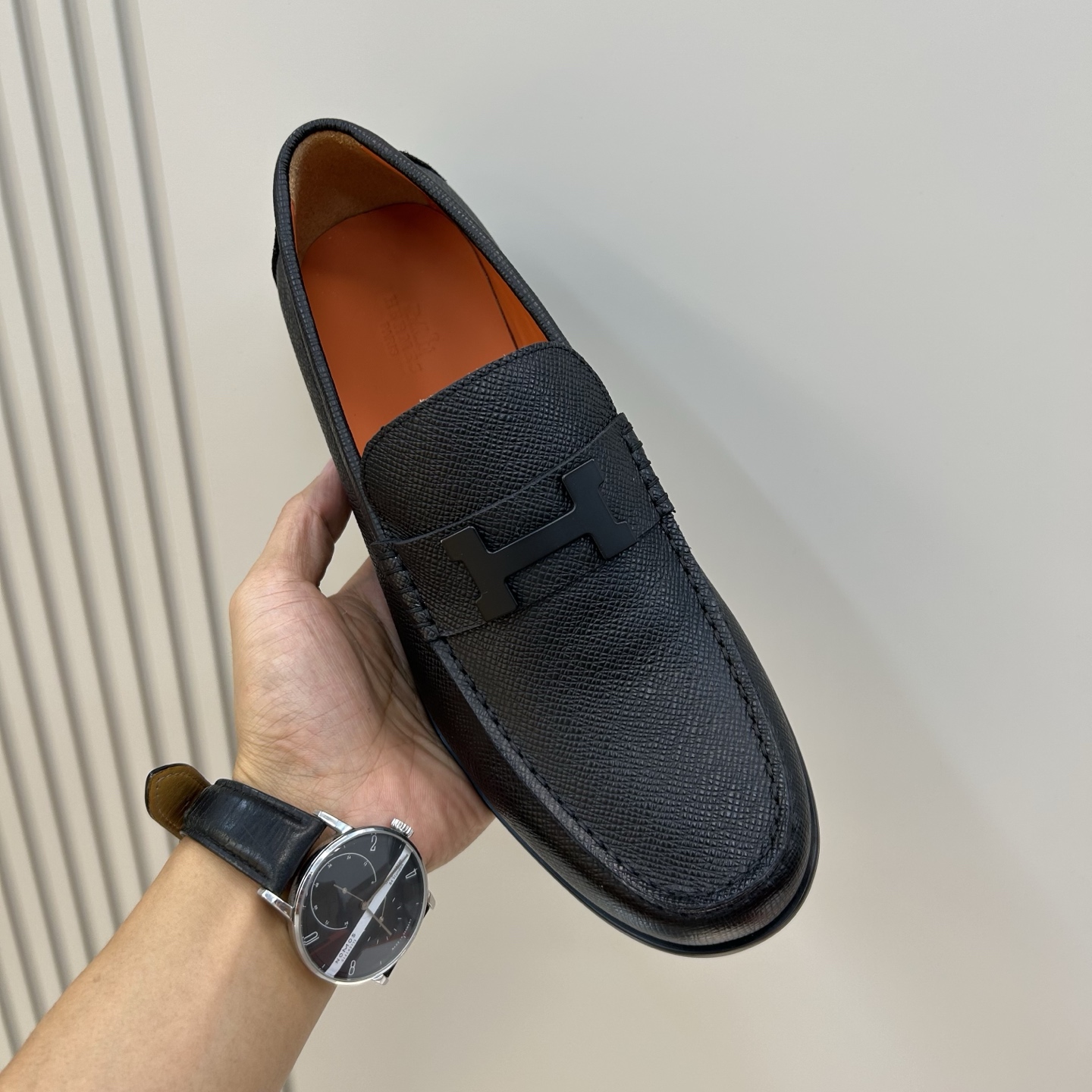⚠️【HMS＊】⚠️高品质，顶尖工艺品⚠️男士时尚经典乐福鞋⚠️正码：39－44(6.5一9）⚠️经典H