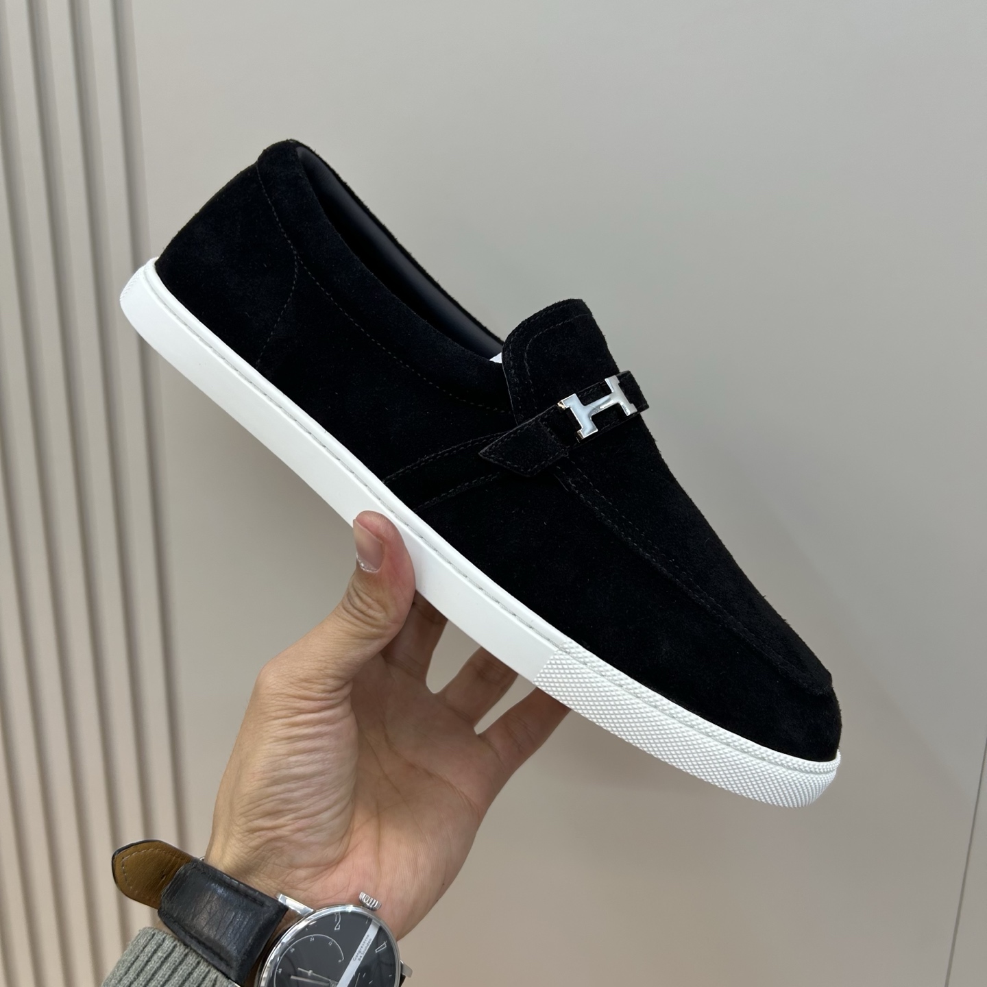 ⚠️【HMS＊】⚠️男士轻便乐福鞋⚠️正码：39－44⚠️超轻盈舒适！🐂货！顶级手工艺[强]💯💯经典简约