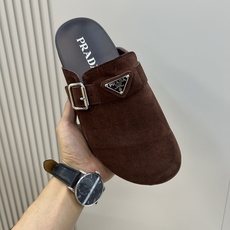 ⚠️【PRA*A】⚠️男士皮革穆勒鞋⚠️码数:39 -44(45.46订做)⚠️春夏最新款!经典简约包头 ⚠️【PRA*A】⚠️男士皮革穆勒鞋⚠️码数:39 -44(45.46订做)⚠️春夏最新款!经典简约包头