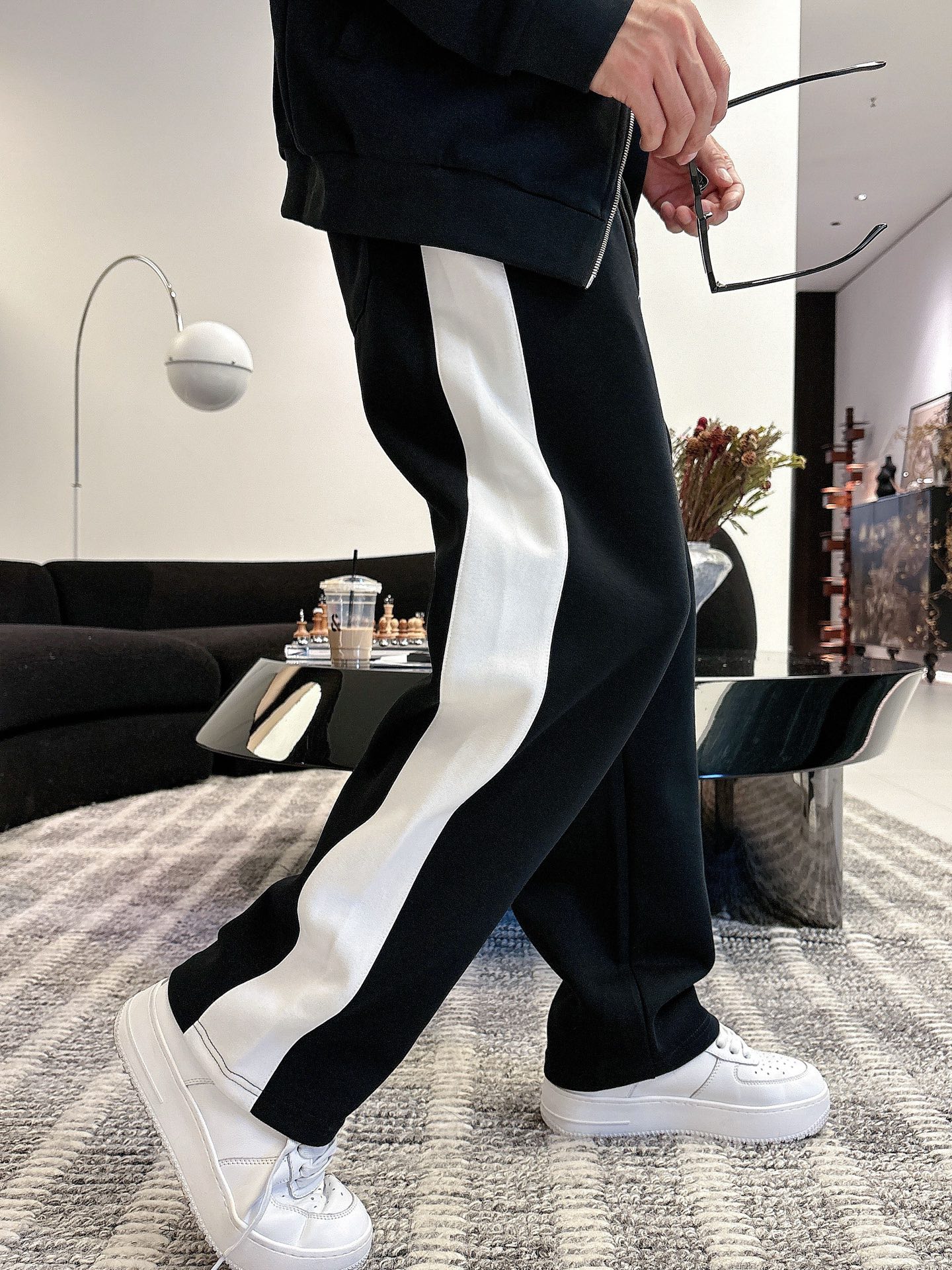 Dior Black & White Knit Tracksuit Set - Embroidered Logo, Casual Style 13 i1758471588900 9560 0 12