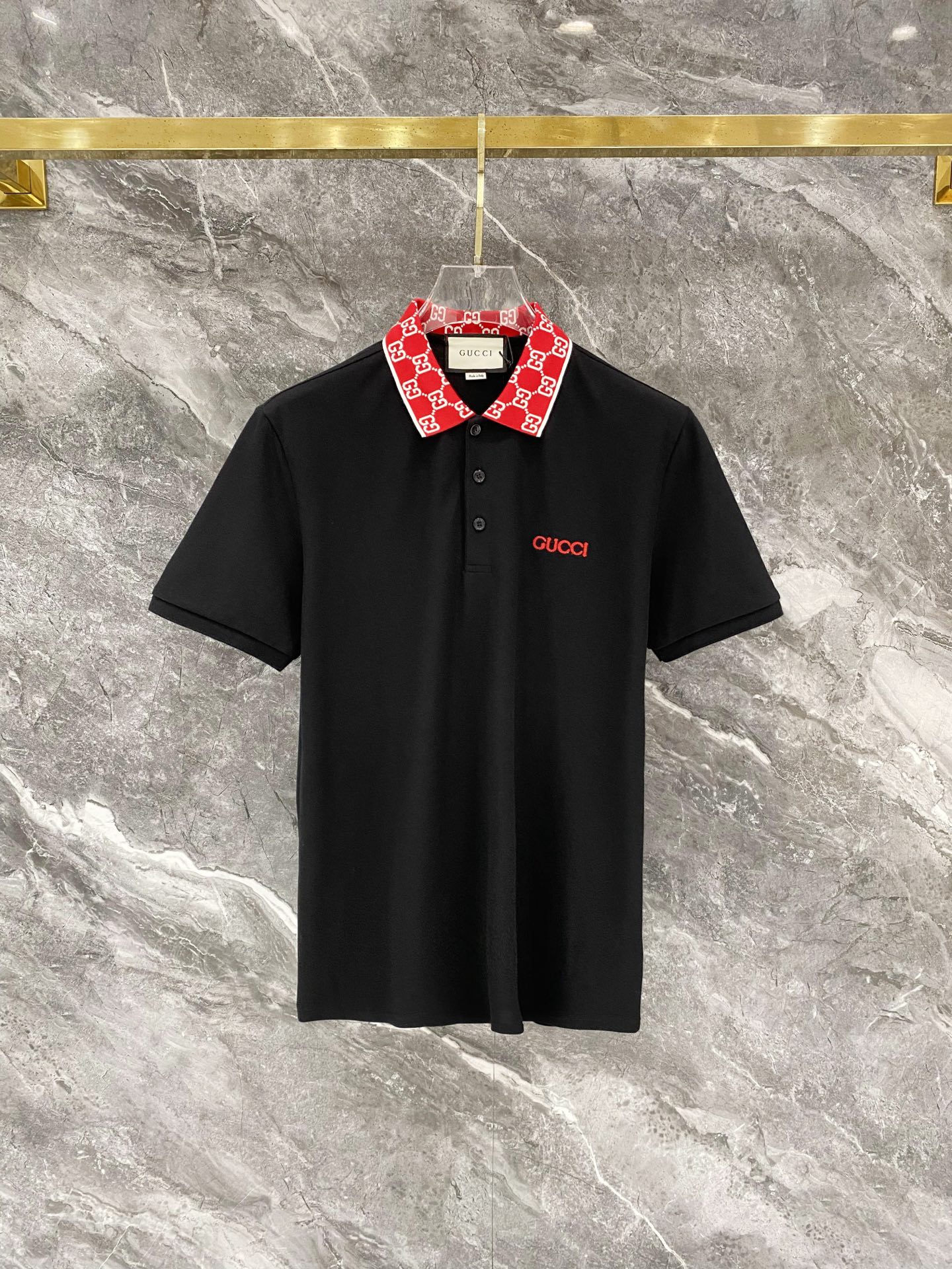 P125 Gucci Gucci 2026 primavera/verano nuevo lanzamiento, último polo de manga corta de alta gama personalizado, diseño…