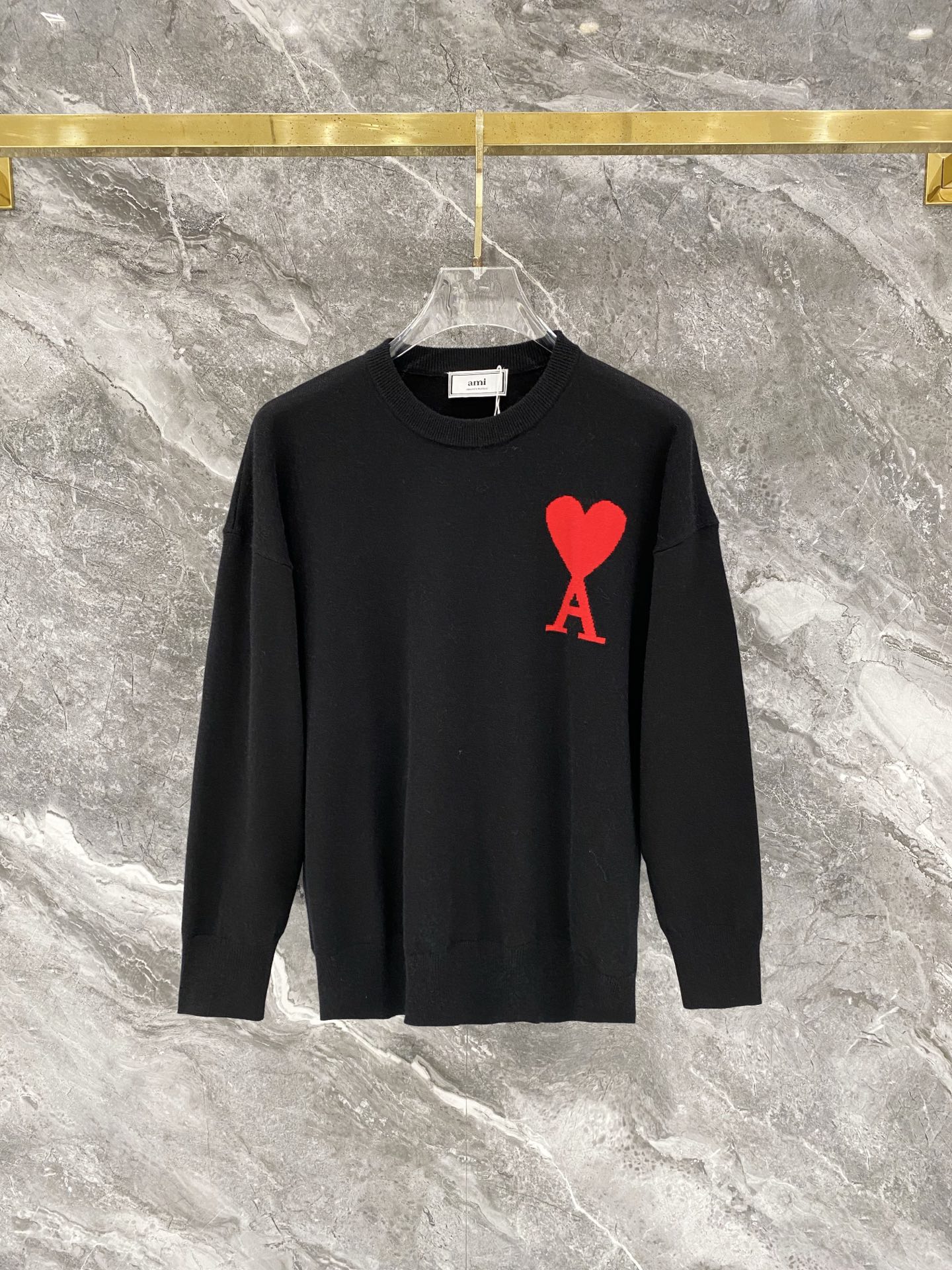 ami· Logo HOLD S-XXL Novità Maglione Camicia