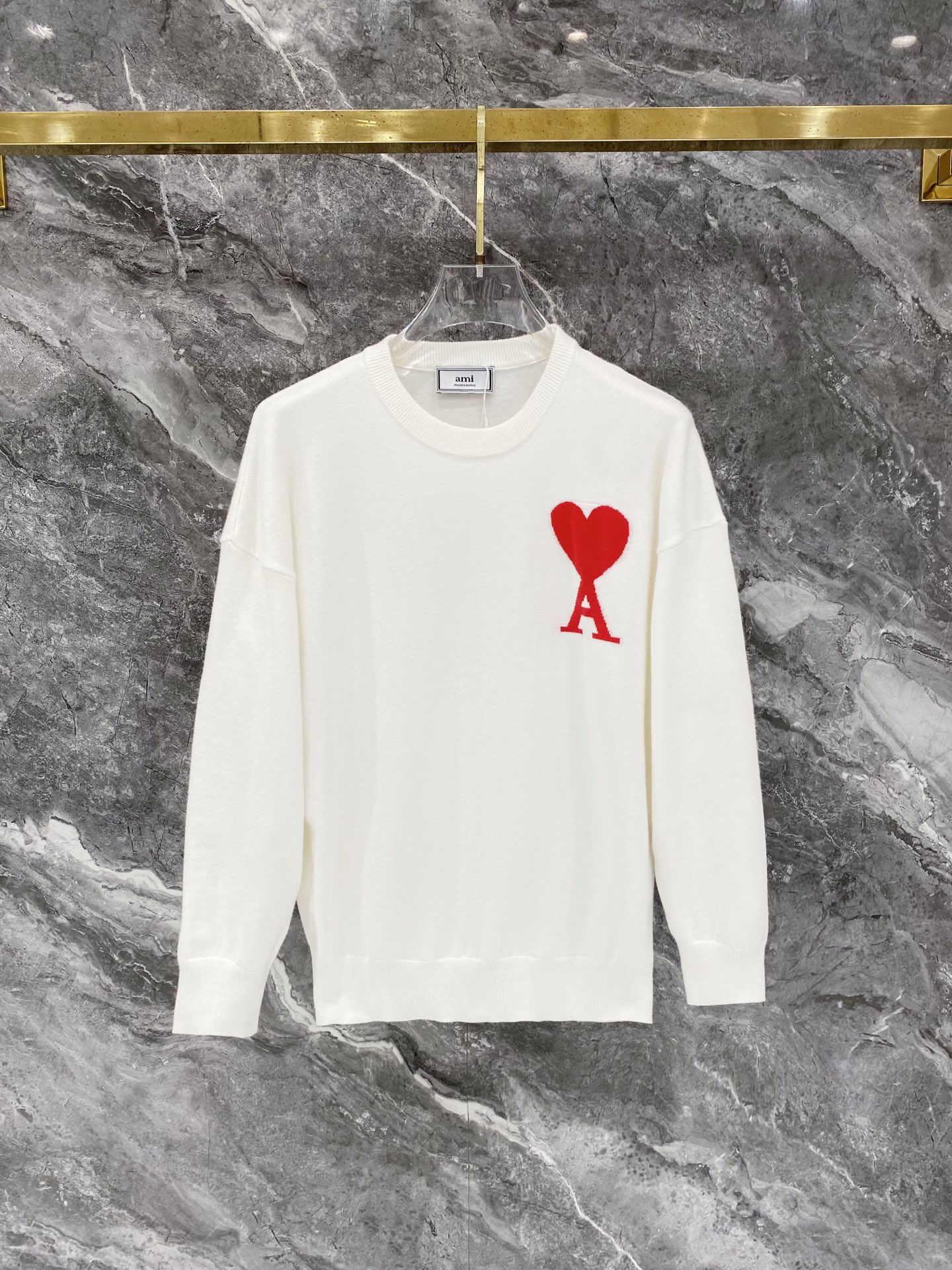 ami· Logo HOLD S-XXL Novità Maglione Camicia