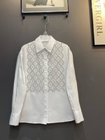 Where to buy High Quality
 Valentino Clothing Shirts & Blouses White Cotton Long Sleeve