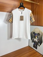 Burberry Clothing T-Shirt Spring/Summer Collection Short Sleeve