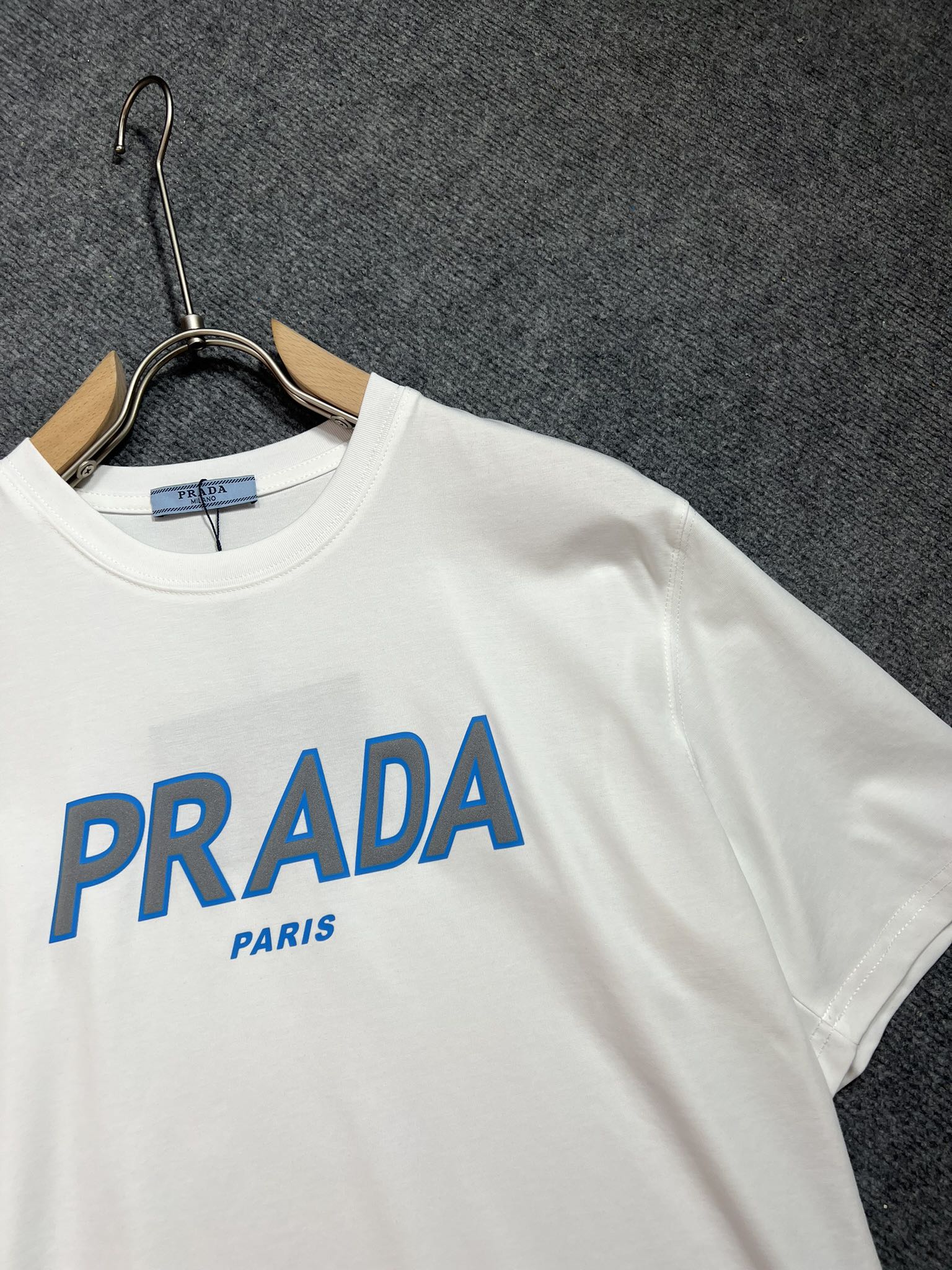 ️Prada/普拉达2024年春夏新品上新三标齐全圆领短袖T恤好货不用过多介绍看细节专柜码数M-XXL1